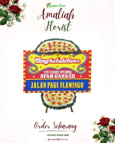 Bunga Papan Congratulation di Kalong I